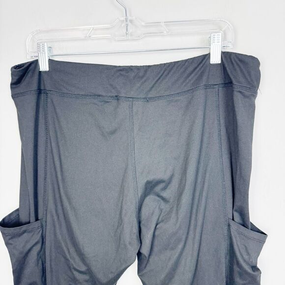 PINK ROSE | Solid Black Pocketed Lounge Leggings Women’s Size X-Large - Picture 8 of 8